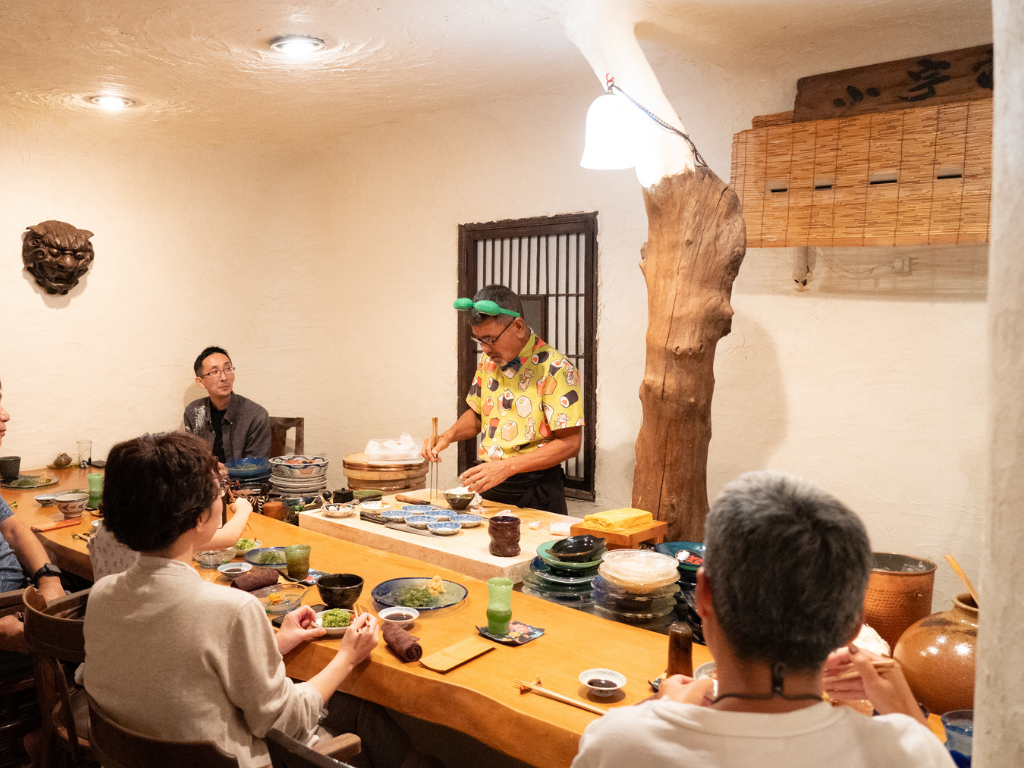超一流の料理とパフォーマンス